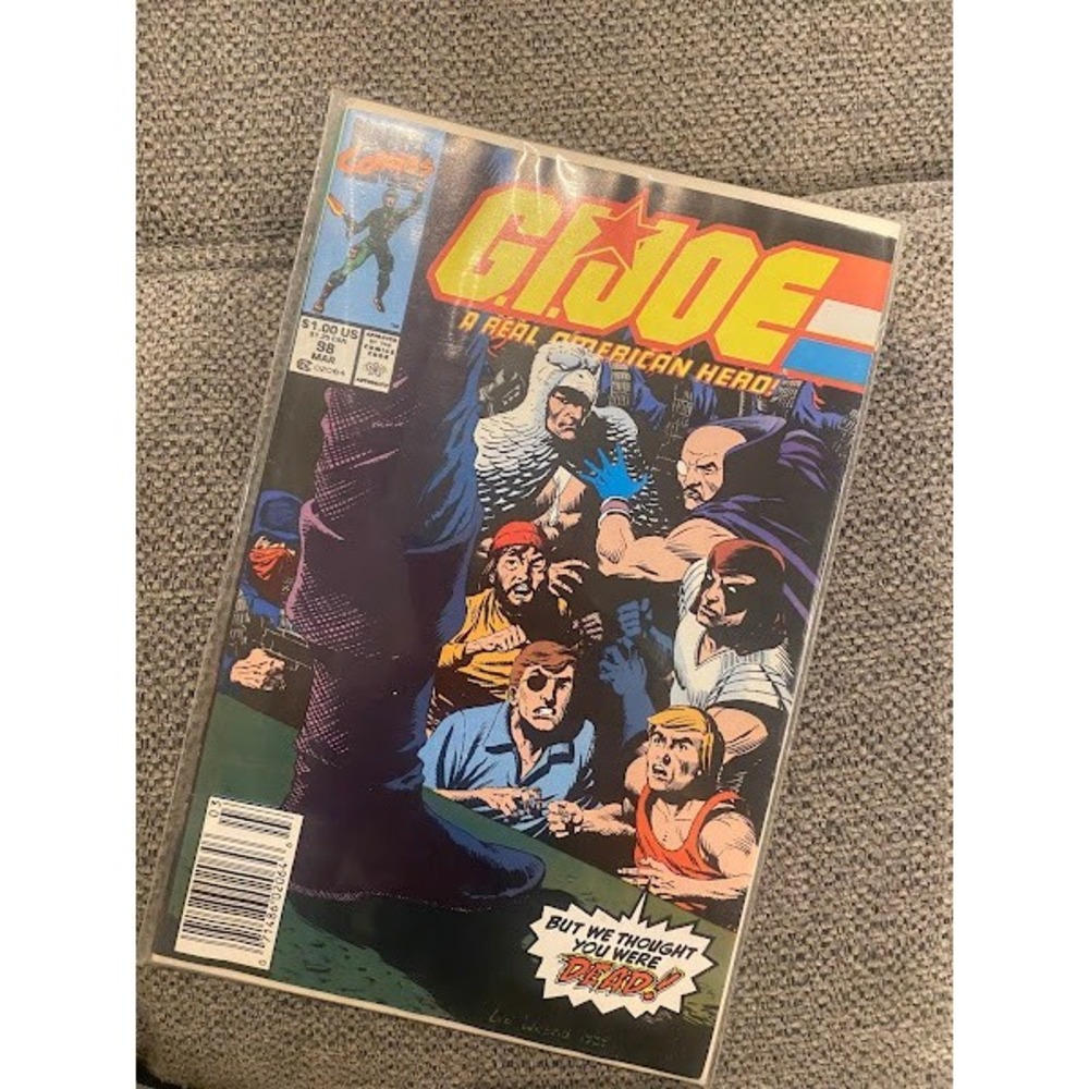 GI Joe A Real American Hero 98 Marvel Comics 1990 Copper Age Newsstand Edition - Picture 4 of 4